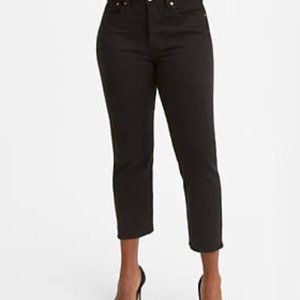 Levis Black Wedgie Straight size 28